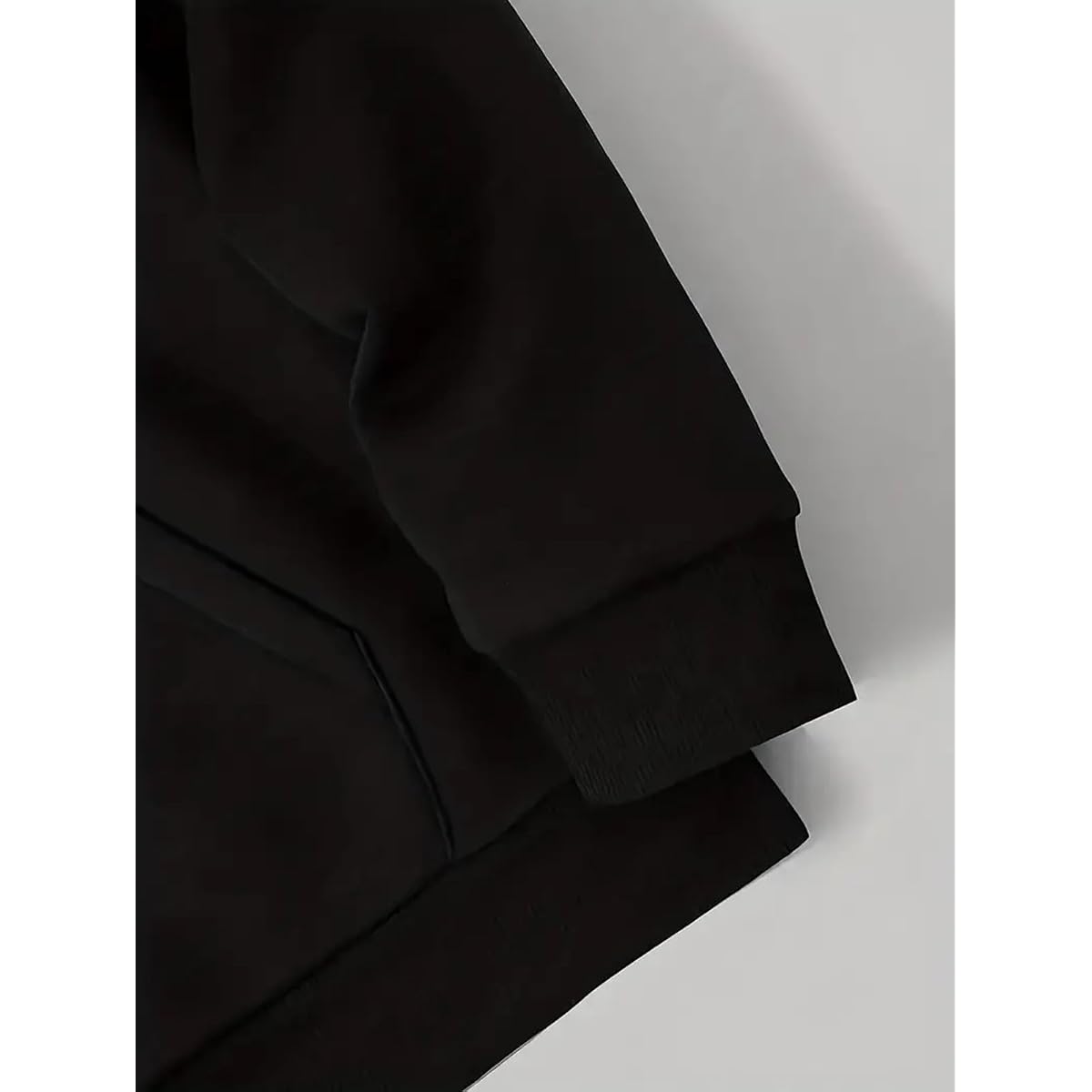 Lymio Unisex Regular Fit Pullover Hoodie H-45 detail view