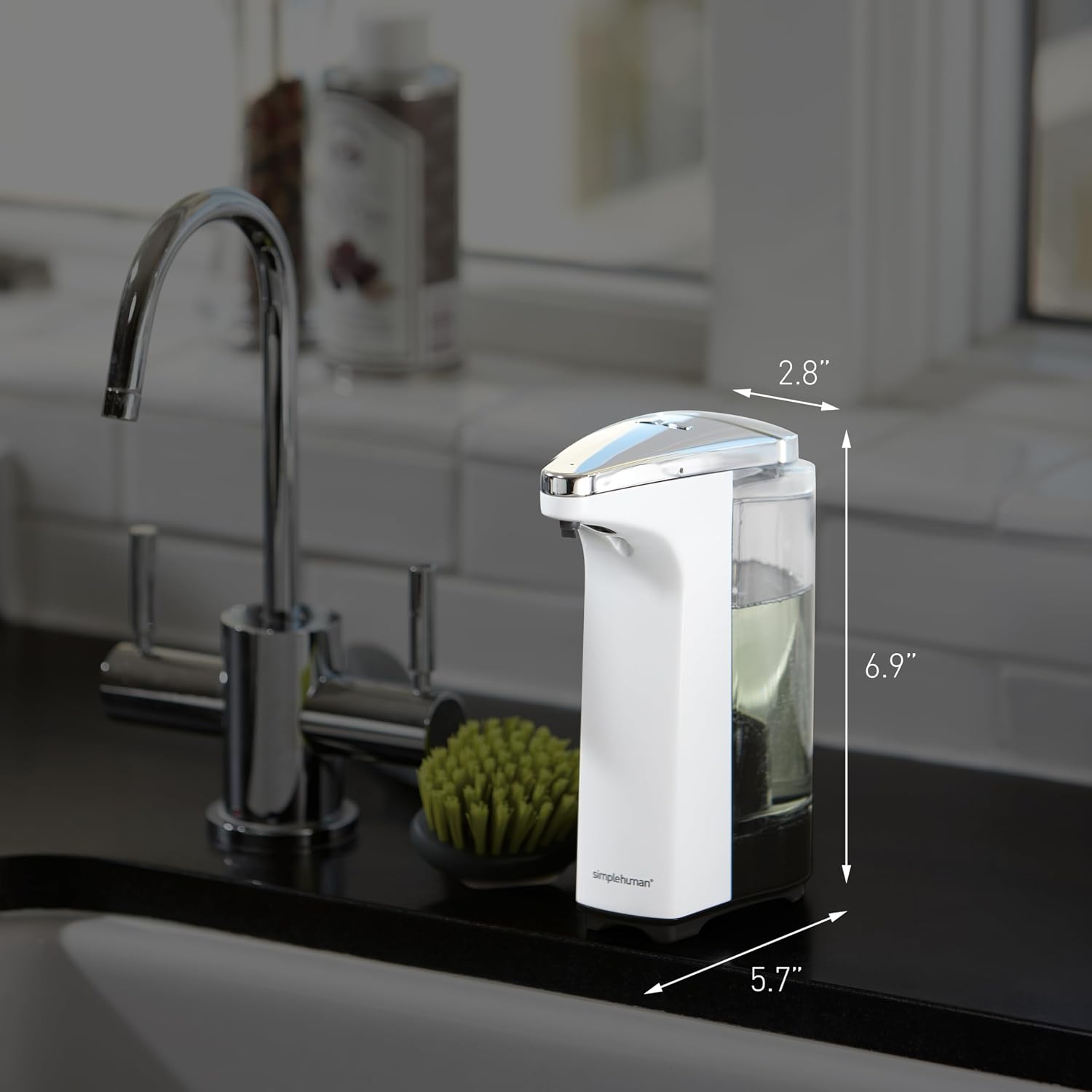 simplehuman Automatic Liquid Soap Dispenser, 237 ml product view