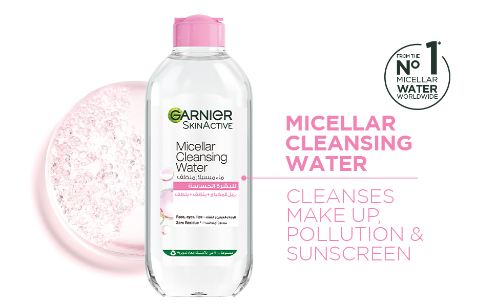 Garnier Micellar Cleansing Water, 400 ml details