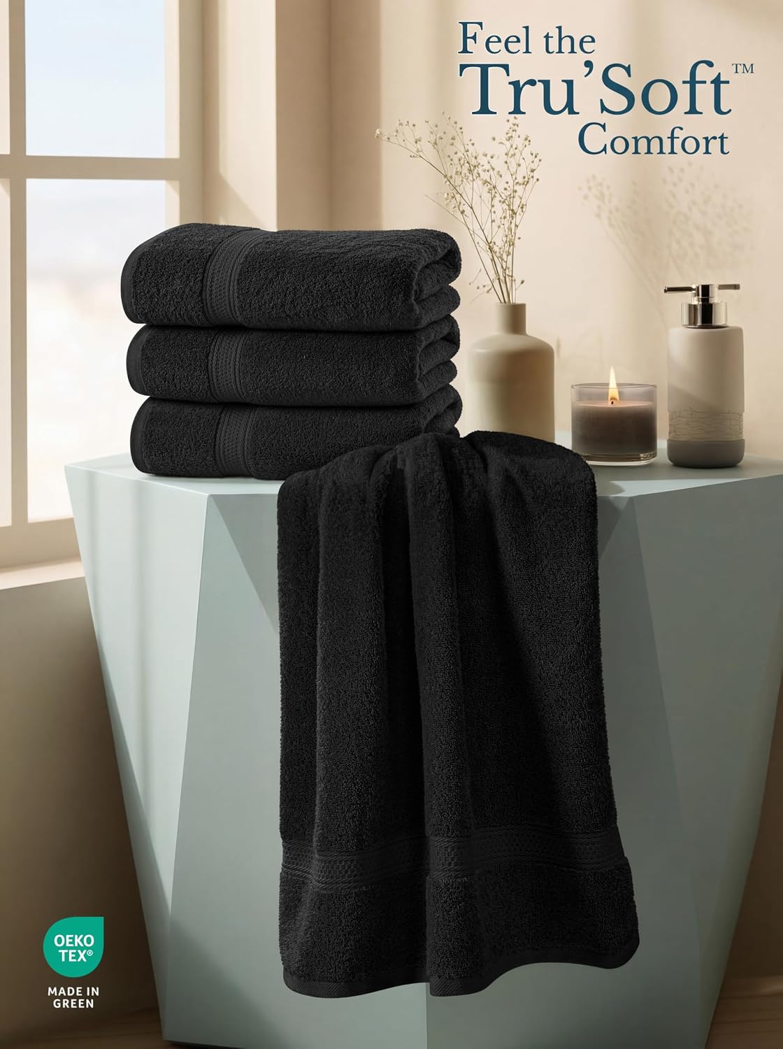 Utopia Towels Cotton Bath Towels, 4 Pack details