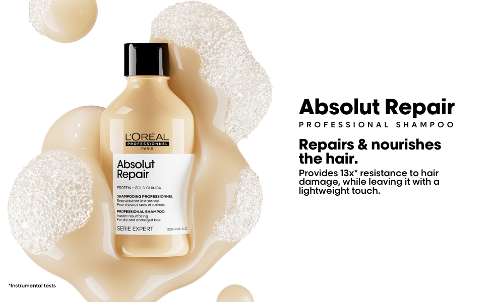 L’Oréal Professionnel Absolut Repair Shampoo, 300 ml details